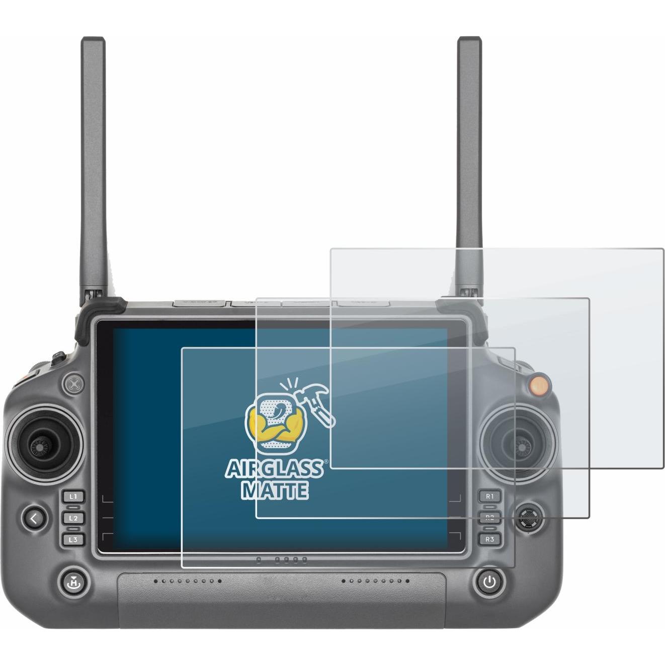 Thumbnail - BROTECT AirGlass Panzerglasfolie Matt (Drohnen Displayschutz, DJI RC), Drohne Zubehör, Grau