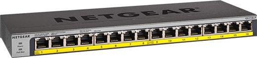 Immagine prodotto Netgear Switch 16x GE GS116LP-100EUS non gestito (16 porte)