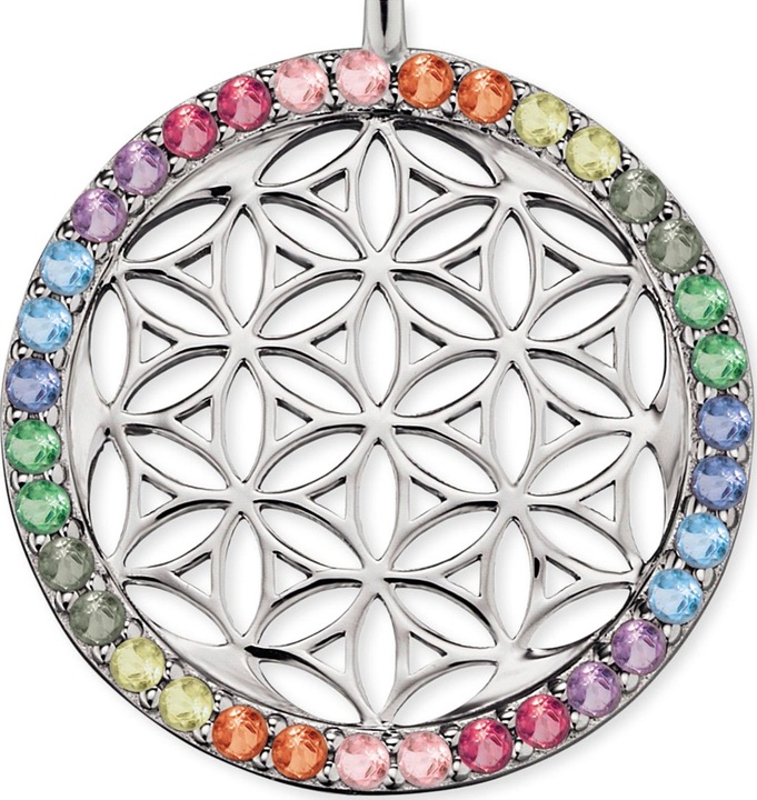 Produktbild Engelsrufer Halskette Lebensblume (925er Silber rhodiniert, 50 cm)