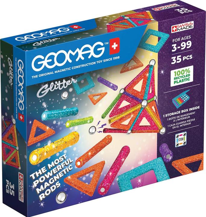 Actual product image Geomag Glitter Recycled