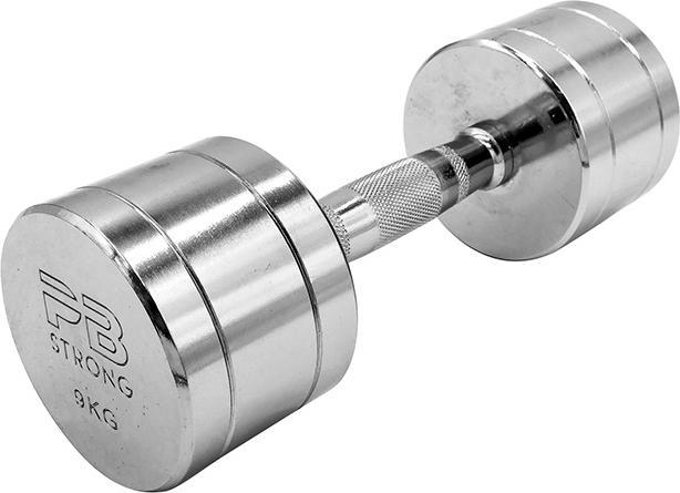 Productafbeelding Perform Better Dumbbell chroom 9kg (1 x 9 kg)