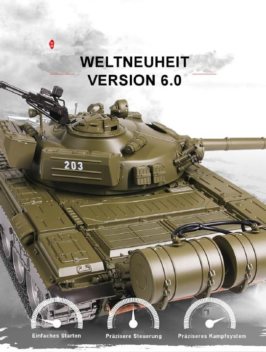 Produktbild Es-toys Heng Long RC Panzer Russischer T-72, Pro (RTR Ready-to-Run)