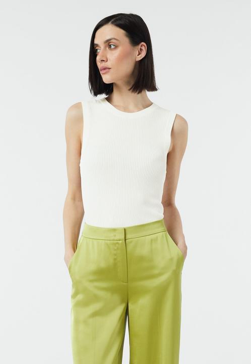 Produktbild Comma Strickpullunder Geripptes Stricktop aus Viskosemix im Slim Fit (44)