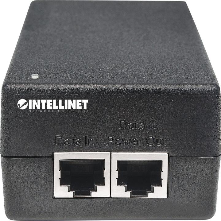 Actual product image Intellinet PoE+, 10/100/1000 Mbps RJ-45, 100 - AC, DC (1 Ports)