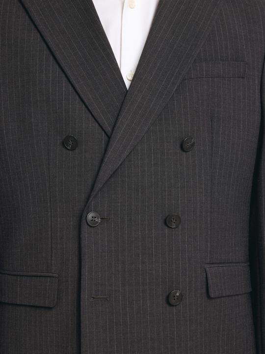 Actual product image Selected Pinstripe Double Breasted Blazer (50)