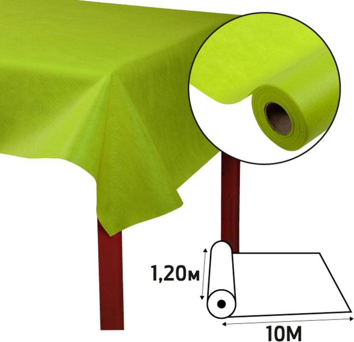 Actual product image Exacompta Tablecloth Rolls Spu nbond L120x10m Kiwi