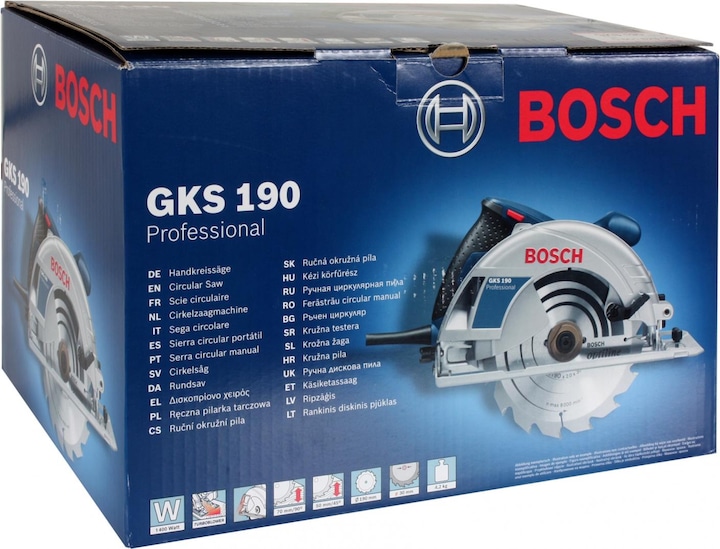 Immagine prodotto Bosch Professional Sega circolare portatile GKS 190, in scatola