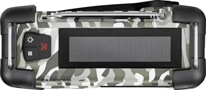 Produktbild Sangean MMR-99 DAB+ Artic Camo Notfall/Kurbel/Solar Radio (DAB+, FM, Bluetooth)