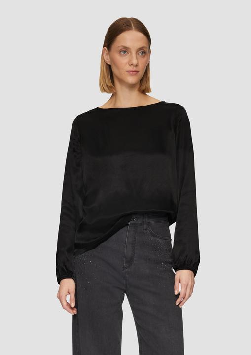 Actual product image S.Oliver T-Shirt Satiniertes Blusenshirt aus Viskose (36)