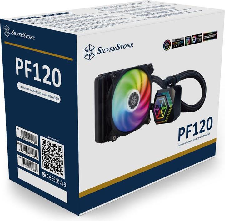 Image du produit Silverstone SST-PF120-ARGB-V2, refroidissement complet par eau