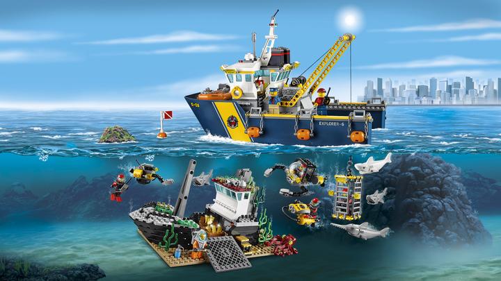 Produktbild LEGO Tiefsee-Expeditionsschiff (60095, LEGO Seltene Sets, LEGO City)