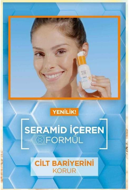 Actual product image Garnier Invisible Super UV Serum SPF50 30ml (30 ml)