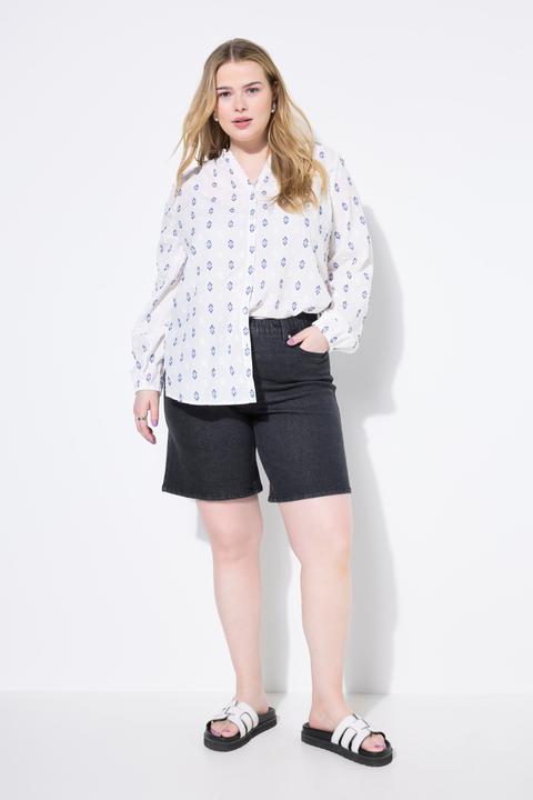 Actual product image Studio Untold Denim Elastic Waist Bermuda Shorts (54)