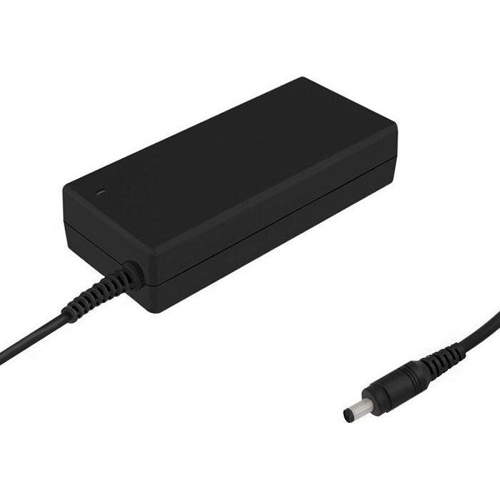 Qoltec 51555 power adapter/inverter Indoor Black (65 W), Notebook Netzteil, Schwarz