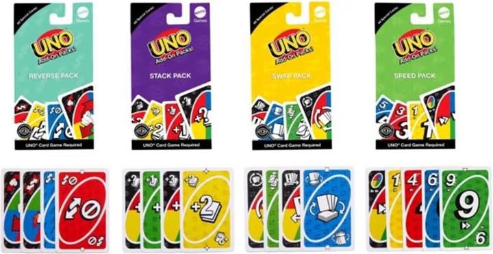 Produktbild Mattel UNO Erweiterungsset Tempo-Set (Englisch, 2 - 10 Spieler)
