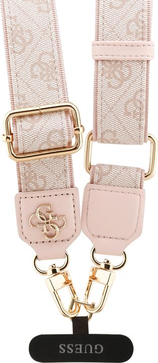 Actual product image iLike Guess Crossbody Strap PU 4G Metal Logo - pink