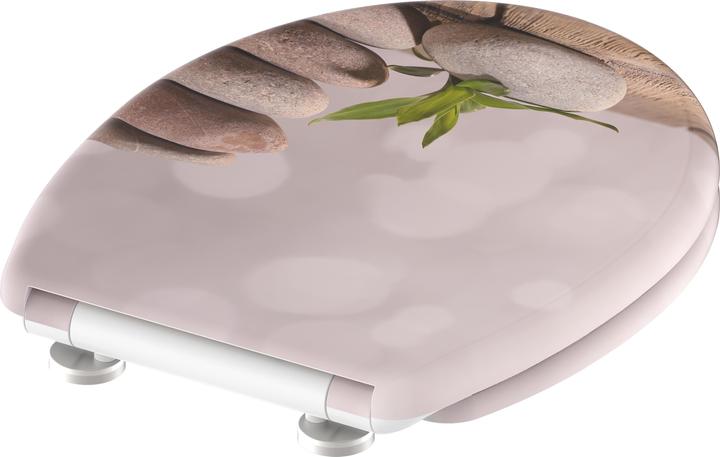 Produktbild Schütte WC Sitz Duroplast WC-Sitz STONE PYRAMID Absenkautomatik Schnellverschluss 82380 Asiatisch