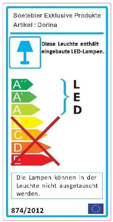 Energie-Label Held Bologna (90 x 20 x 66 cm)