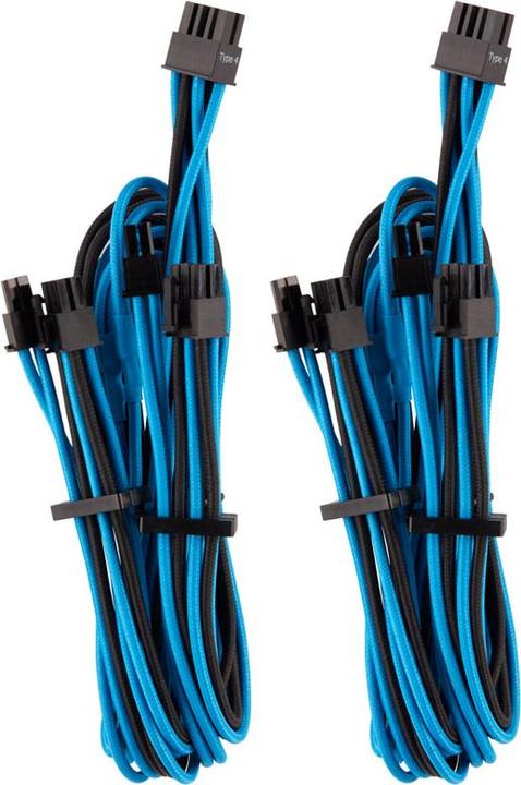 Produktbild Corsair Premium Sleeved PCIe Dual-Kabel Doppelpack