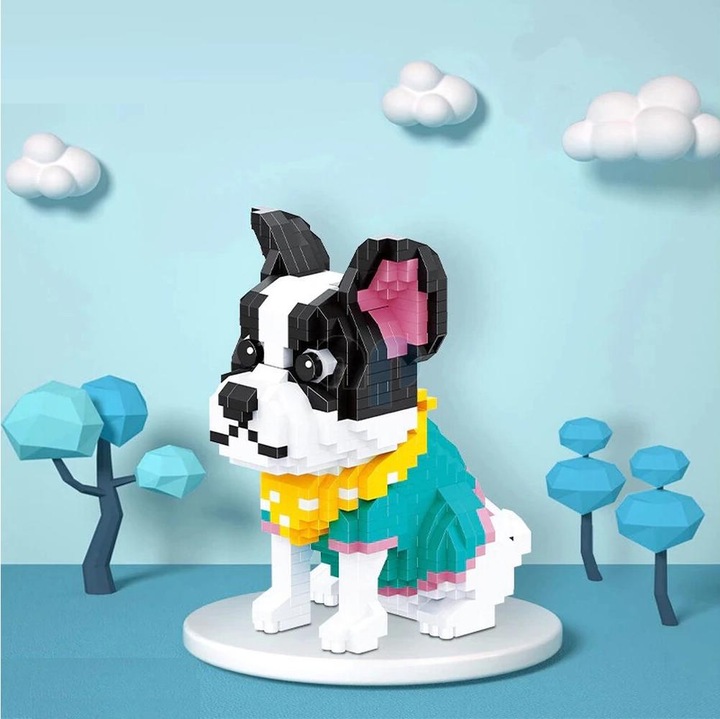 Actual product image Balody 18391 - French Bulldog (917 pieces)