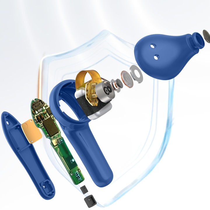 Produktbild Belkin SoundForm Nano Bluetooth In-Ear Kinder Kopfhörer, kabellos, 85 dB Begrenzung, True Wireless