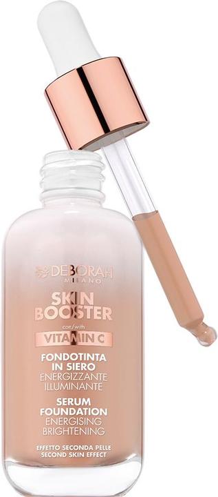 Actual product image Deborah Milano Milano Skin Booster Serum Foundation 02 Light Beige (Light Beige)