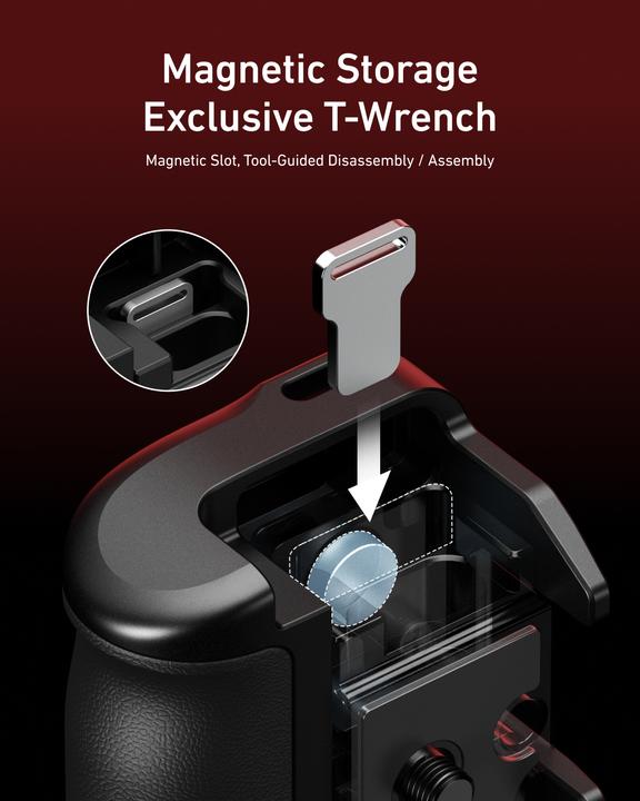 Image du produit Telesin Street Photography Grip For DJI Osmo Action 3/4/5