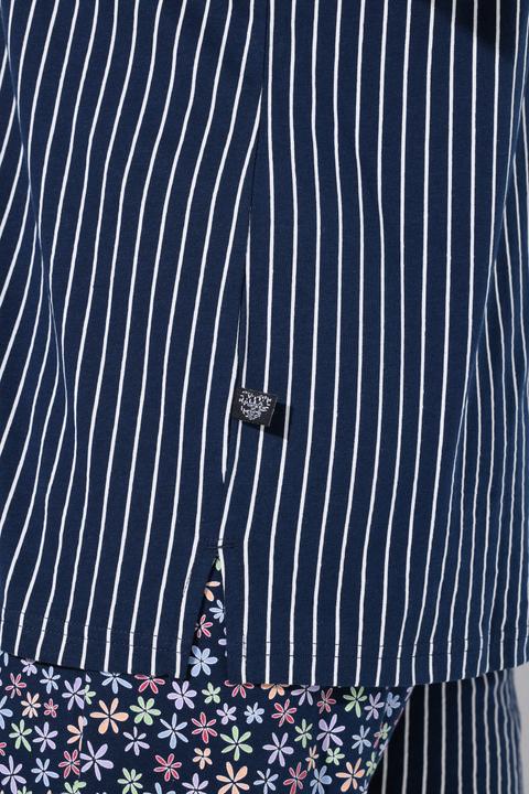 Produktbild Ulla Popken Pyjama, Mustermix, Reverskragen, Halbarm (58)