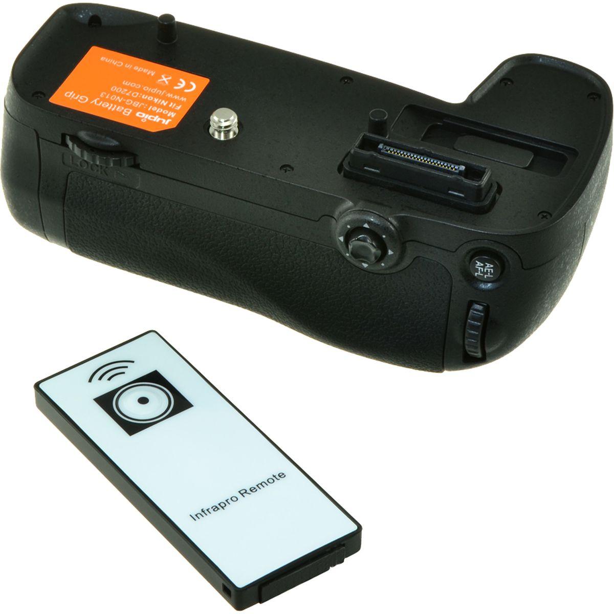 Jupio BatteryGrip per Nikon D7200 (MB-D15) (Maniglia della batteria), Impugnatura + Battery grip, Nero