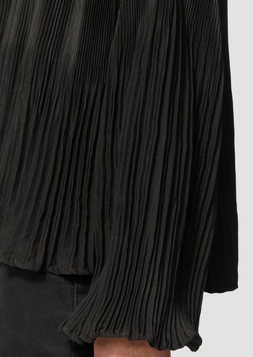 Produktbild S.Oliver Bluse Plissierte Bluse mit Tunikaausschnitt (36)