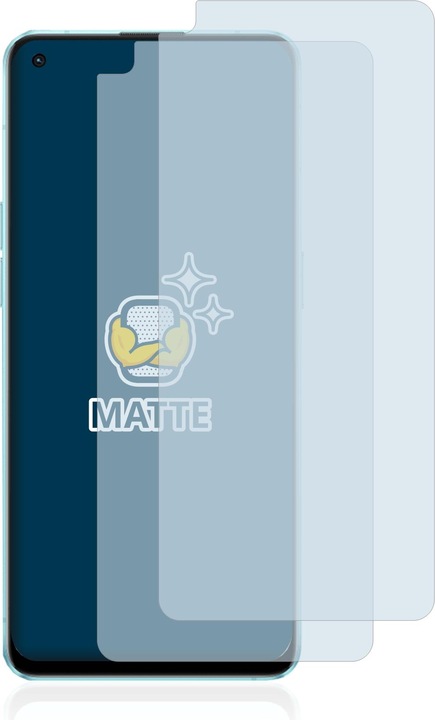 Actual product image BROTECT Anti-glare screen protector matt (2 Piece, Oppo Reno 6 5G)