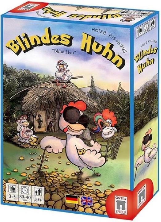 Produktbild OSTBH001 - Blindes Huhn, Brettspiele, für 3-5 Spieler, ab 10 Jahren (EN, DE-Ausgabe) (Englisch, 3 - 5 Spieler)