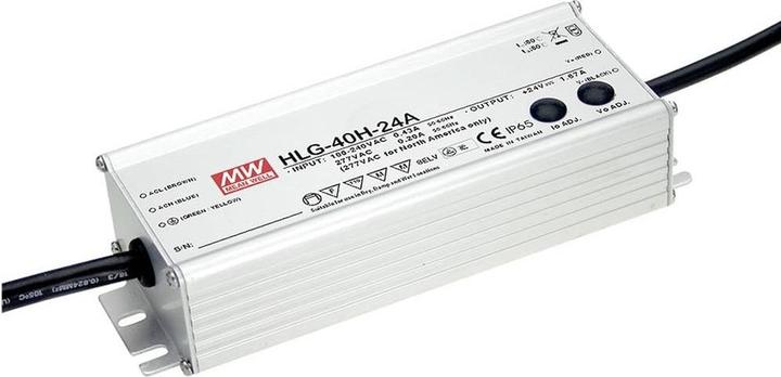 MeanWell MEAN WELL HLG-40H-24A, 40,08 W, IP65, 90 - 305 V, 47 / 63 Hz, 0.23 - 0.43 A, 1,6