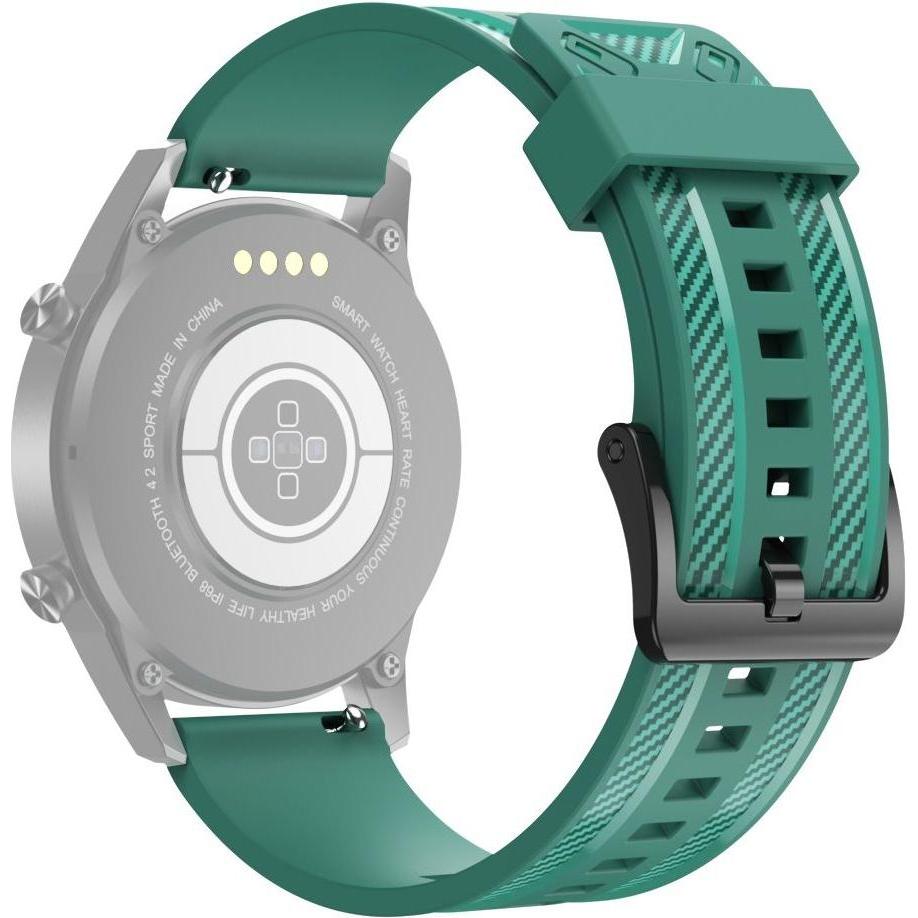 König Design Sport Ersatz Armband für Huawei Watch GT 2 42mm Silikon Band Loop Uhrenarmband (Silikon, Huawei Watch GT 2)...