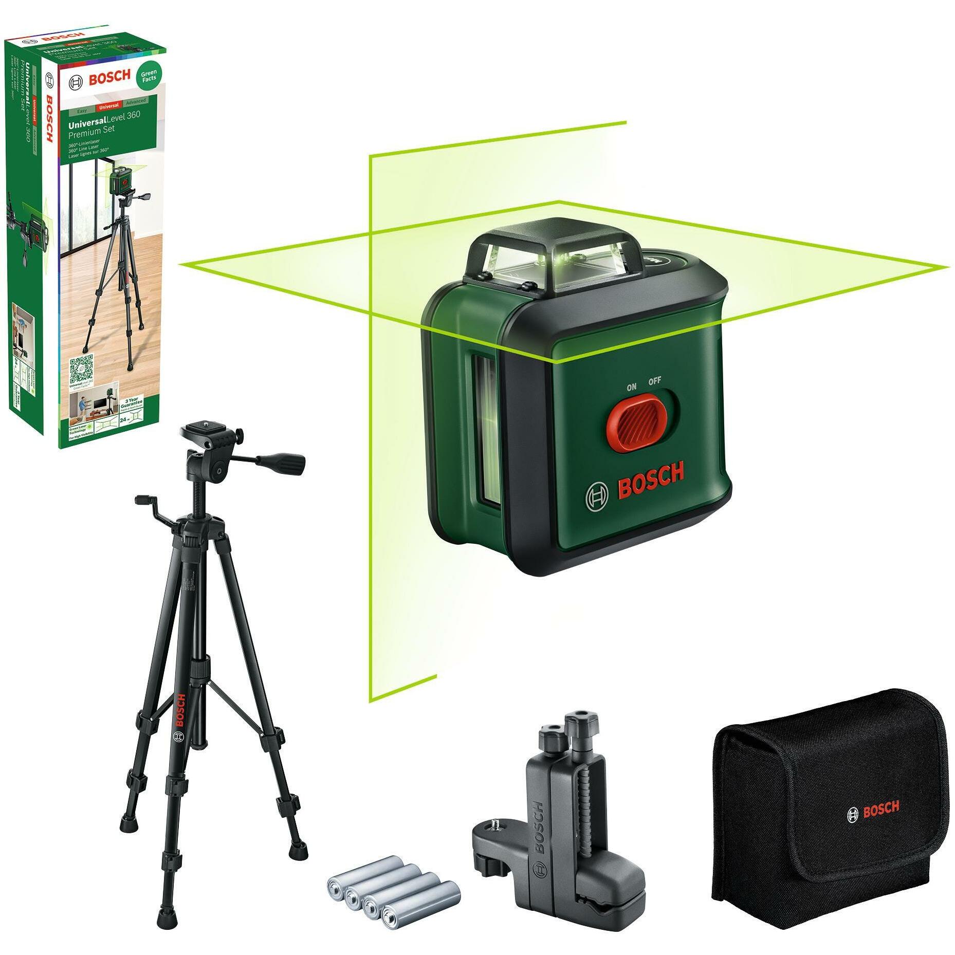 Bosch Home & Garden, Linienlaser, UniversalLevel 360 Set