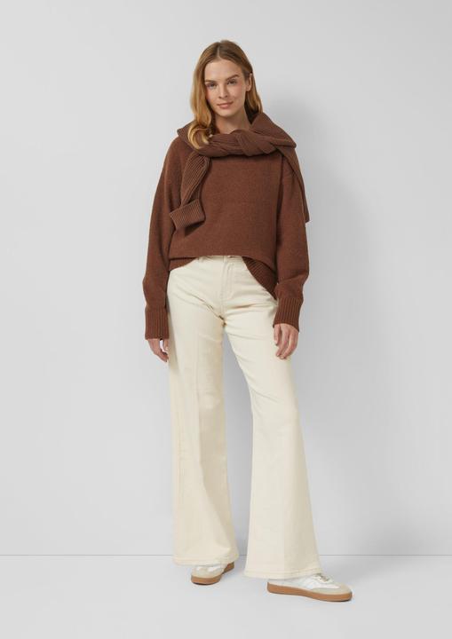 Produktbild s.Oliver Strickpullover Pullover aus Bouclé im Relaxed Fit (48)