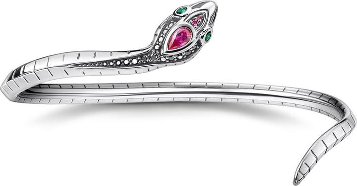 Immagine prodotto Thomas Sabo Schlange Silber Armreif (17 cm, Argento 925)