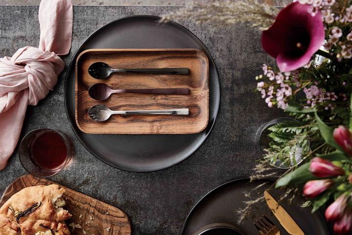Produktbild RAW Long ice spoons - Silver - 4 pcs (15838) (4 Stück)