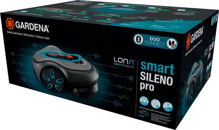 Actual product image Gardena smart SILENO pro 600 square metre robot lawnmower (600 m², Boundary wire)