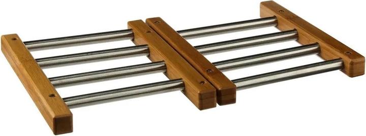 JTI Potter Bamboo Edelstahl - ausziehbar (1x, Pfannenuntersetzer)