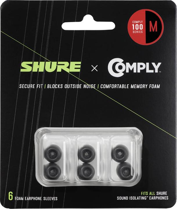 Produktbild Shure Ohrpassstücke EACYF1-6M 6 Stück