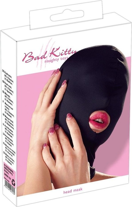 Actual product image Bad Kitty Head mask with mouth opening
