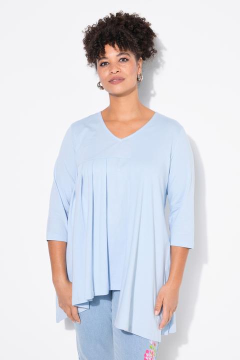 Produktbild Miamoda T-Shirt, A-Linie, Zierfalten, asymmetrischer Saum (50)
