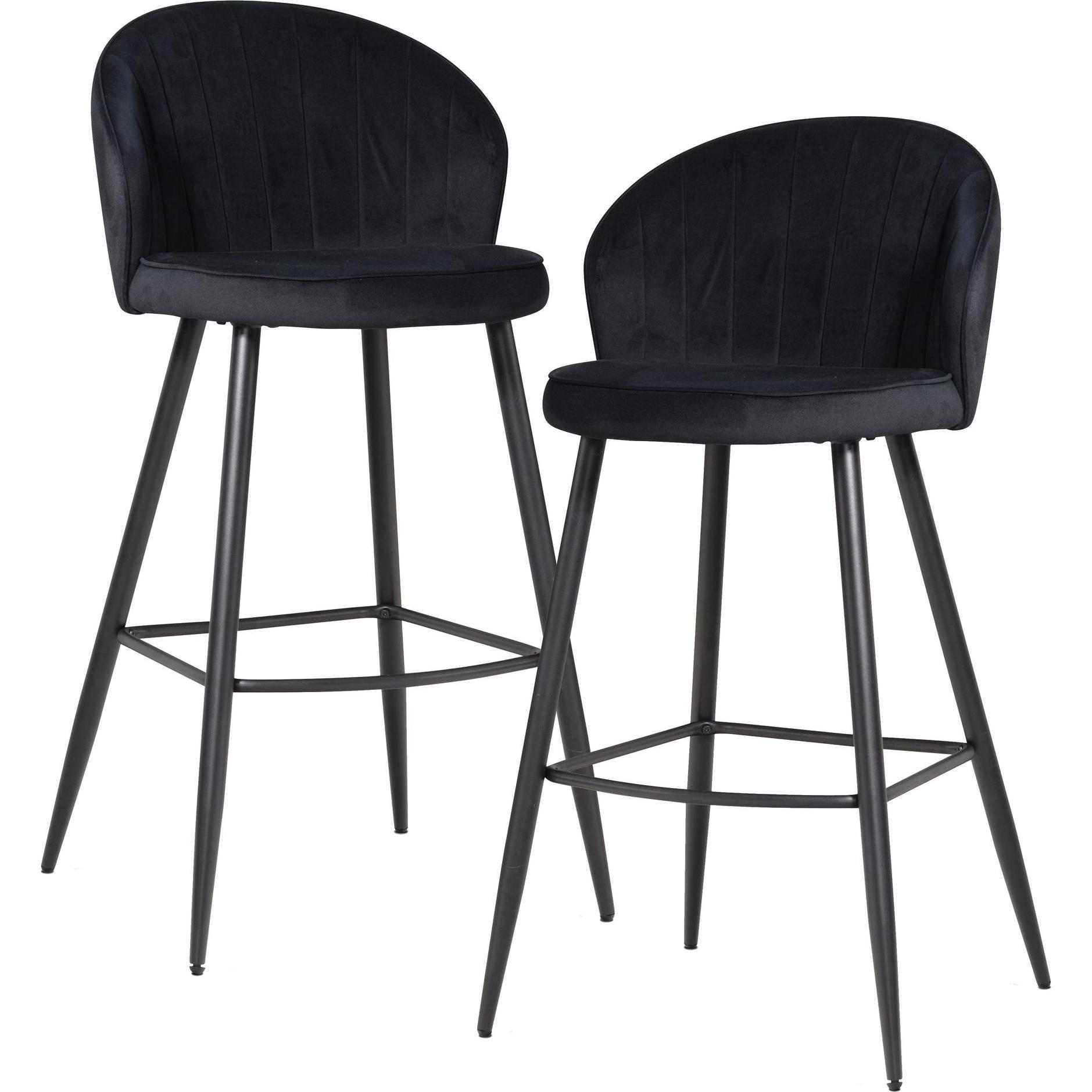 FineBuy, Barhocker, 2er Set Barhocker
