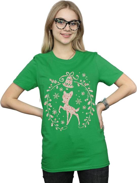 Produktbild Disney Bambi Christmas Wreath TShirt (XL)