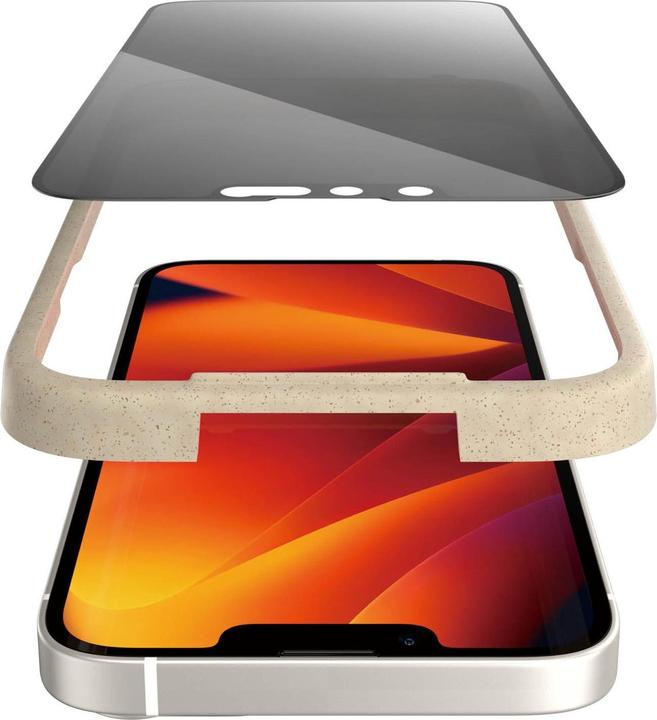 Actual product image PanzerGlass Ultra-Wide Fit Privacy (1 Piece, Apple iPhone 13)