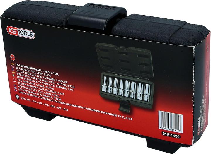 Actual product image KS Tools 1/2" CHROMEplus socket set long