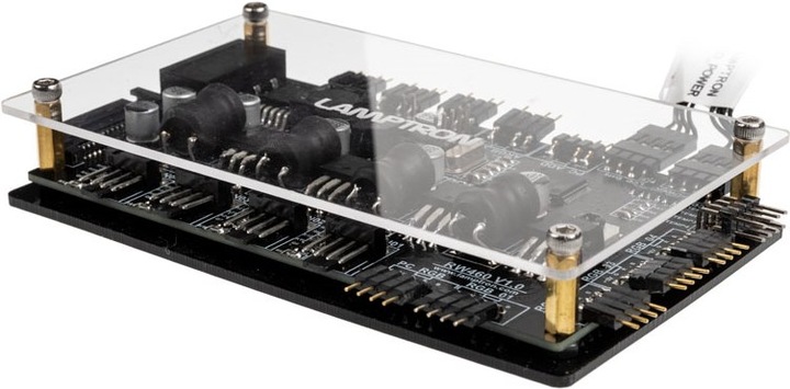 Actual product image Lamptron RW460 Control unit for water cooling systems - black