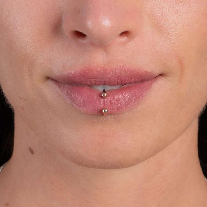 Immagine prodotto Bijouteria Barretta piercing (Acciaio chirurgico 316L, Rivestimento in PVD (colore oro))