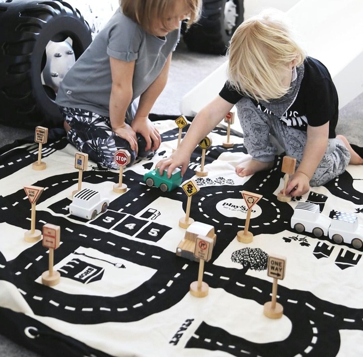 Actual product image play&go roadmap (140 x 140 cm)
